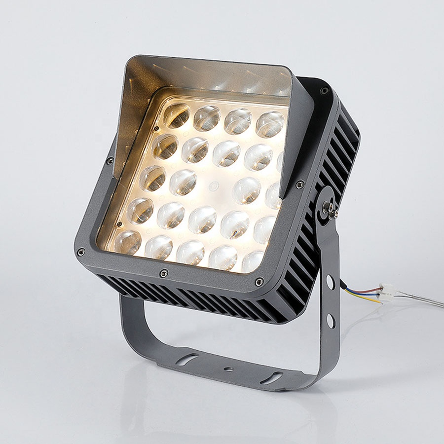 Đèn chiếu sáng cây vuông mũ 48W hiện đại