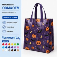 Sac fourre-tout personnalisé en non-tissé laminé, impression sérigraphique, thermosoudé, taille personnalisée, GSM, réutilisable, écologique, marque privée, fournisseur en gros