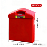 Chariot élévateur électrique HELI JL 48v 20ah Batterie au lithium rouge Portable Petit chariot élévateur Batterie au lithium Pièces de rechange