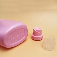Bouteille de détergent à lessive en plastique HDPE blanc 2L de haute qualité Conteneur d'emballage vide en gros d'usine