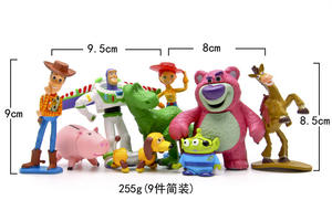 TY2017 Action Figure Toy Story Figure 9pcs <span class=keywords><strong>Buzz</strong></span> Light year Tracy Woody printemps chien et trois yeux Set Models Toys - Product Image 2