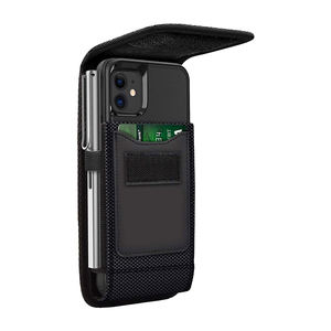 Funda Universal de Cuero para Cinturón con Clip, <span class=keywords><strong>Bolsa</strong></span> para Tarjetas de Identificación, Porta Teléfono para iPhone, Samsung, VIVO - Product Image 4