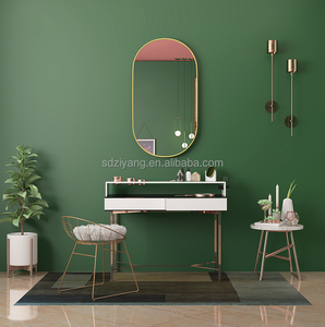 Elegant <strong>Vintage</strong> 50*70cm Decorative <strong>Mirror</strong> Glass Aluminum Alloy Frame Wholesale Classic Runway Explosion-proof <strong>for</strong> Wall - Product Image 3
