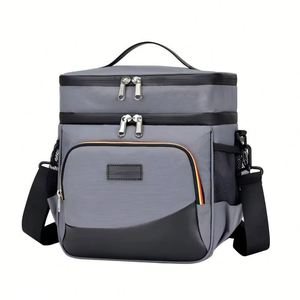 Custom logo Oxford Outdoor Portable Picnic Camping Insulated Bag for Food Lunch Cooler Bag Thermal Lunch Tote Bag - Product Image 3