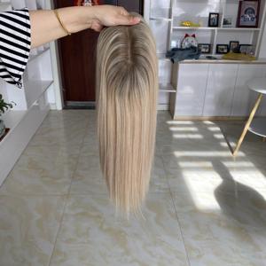 สินค้าใหม่ปี 2026 รุ่น HT-014 # ท็อปเปอร์ผมแท้ 100% รุ่น SBT18/60 ผมรัสเซียเวอร์จิ้นเรมี่ แบบคลิปติด ปมเล็ก ฐานไหม - Product Image 4