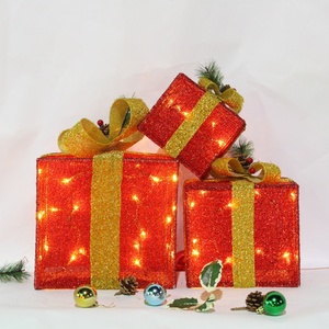 Đèn Hộp Quà Giáng Sinh Bán Chạy Nhất Đèn Dây 10 Đèn Led Với Pin Giá Bán Buôn Màu Trắng Ấm Áp - Product Image 6