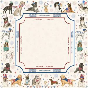 Tapis de table de mahjong personnalisé vert foncé à motifs, écologique, durable, haut de gamme, design portable - Product Image 4