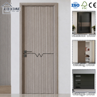 Portes intérieures en WPC certifiées FSC YOHOME, écologiques, imperméables, en polymère, pour la rénovation d'appartements
