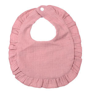 Baberos de algodón suave con volantes florales para bebés, paños para la saliva de recién nacidos y niños pequeños, venta al por mayor, novedad - Product Image 3