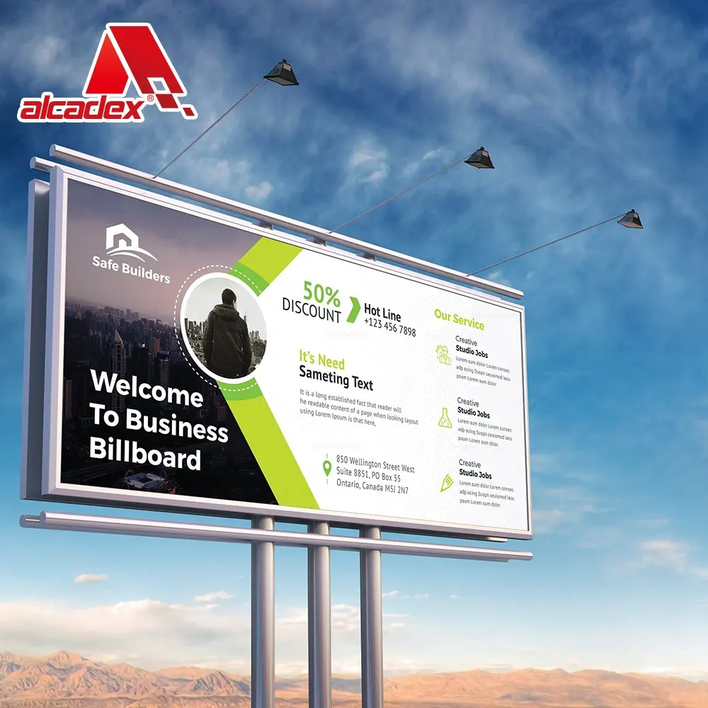 Advertising board white ACM Dibond digital printing ACP sheet customization signboard aluminum composite panels 2mm billboard