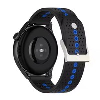 Correa de Reloj Deportiva de Silicona de Dos Tonos de 22 mm para Reloj Inteligente Huawei Watch 3 GT 2 Pro GT3, Correa para Samsung Galaxy 5 4