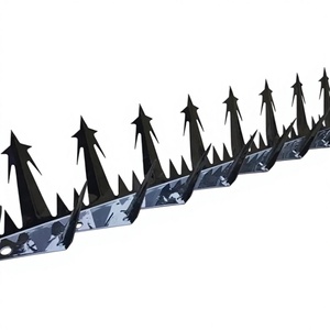 หนามแหลมป้องกันการปีนป่าย วัสดุโลหะ สำหรับรั้วสวน เพิ่มความปลอดภัยสูง - Product Image 1