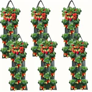 Bolsa tejida de PP de 3 galones, bolsa para plantas de cultivo de flores para bolsas de cultivo de jardín - Product Image 2