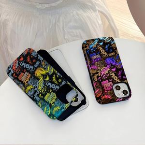 Funda de teléfono móvil con grafiti creativo para iPhone 17 16 15 14 13 12 11 Pro Max Plus X XR XS Air Filin, funda protectora anticaída - Product Image 4