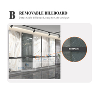 Le plus récent support de vente directe d'usine de vente chaude support mural personnalisé présentoir de carreaux de sol en pierre présentoir de carreaux