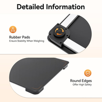Báscula Digital Electrónica para Perros J&R con Plataforma de Vidrio y Función de Retención de Datos, Tamaño Personalizable, Precisión de 10g para Criadores y Veterinarios