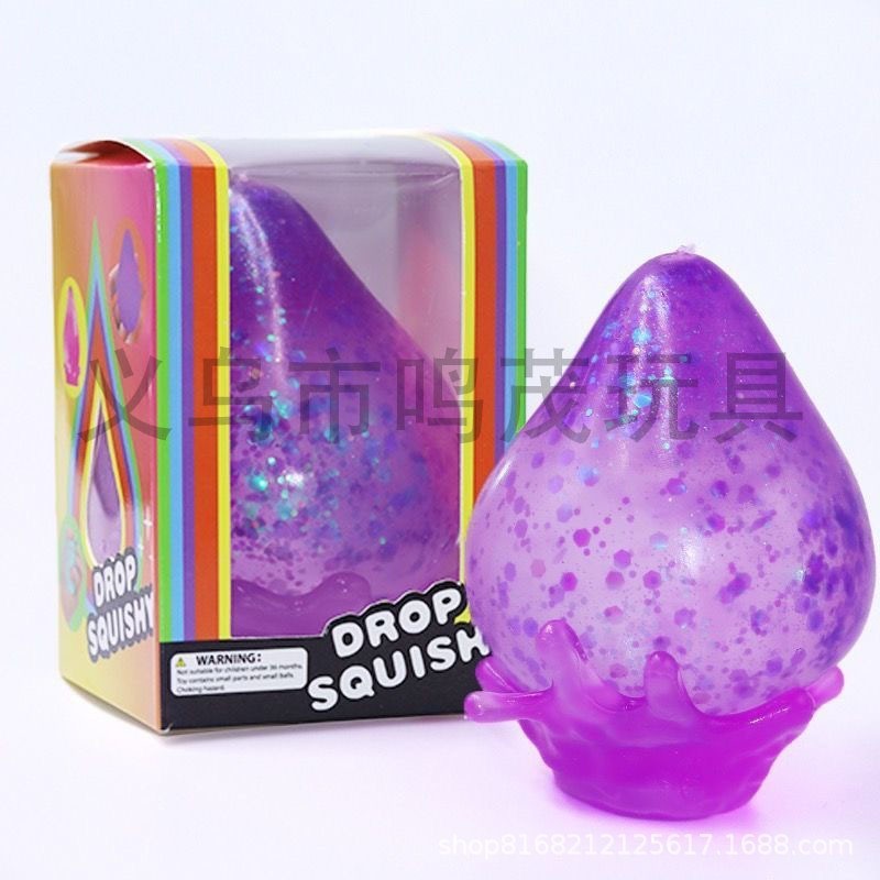 Pack de boîtes à gouttelettes violettes