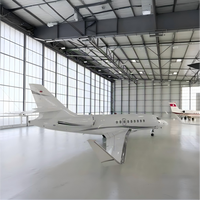 Bâtiment préfabriqué moderne en structure métallique pour grand hangar d'avions, entrepôt et hangar de stockage