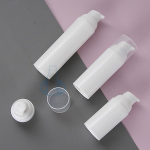 Botella de vacío de PP de 30ml 50ml 60ml 80ml para loción, crema facial, crema para bebés, envase cosmético con tapón interno. - Product Image 3