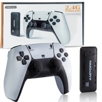 Nueva Consola de Juegos INNO 4K TV con Controles Inalámbricos Duales de 2.4G, 64GB, 10000 Juegos, Compatible con PS1/PSP/N64, Descarga en Red para 2 Jugadores, U9