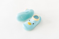 Chaussures bébé en tricot de canard de dessin animé ludiques dans des couleurs vives dopamine, coton doux et semelle en TPE flexible pour les premiers pas, légères