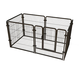 Clôture en métal solide et durable pour animaux de compagnie poulailler et barrière de <span class=keywords><strong>jardin</strong></span> pour chiens chats petits animaux matériau en fer de Style moderne - Product Image 6
