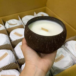 Vela Aromática de Lujo AIKUN en Cáscara de Coco, Hecha a Mano con Cera de Soja Natural, Vela Perfumada para Decoración de Interiores de Boutique - Product Image 2