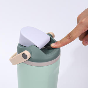 Custom 30oz bottiglia di acqua in acciaio inox Owalo tazza da caffè bicchiere 30oz con manico e paglia a prova di perdite tazza da viaggio - Product Image 6