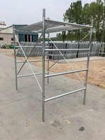 Torre de Andamio Móvil de Dos Niveles, Estándar AS/NZS 1576, Acero Q235B Galvanizado, Plataforma de Trabajo Resistente para Construcción en Australia