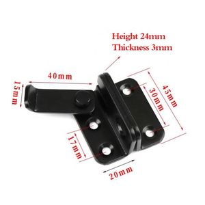 Loquet de porte à double sécurité en acier inoxydable WEKIS pour portes de grange, fenêtres, garages, clôtures - Product Image 2