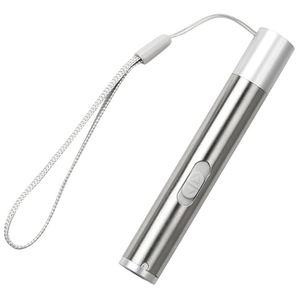 3-trong-1 <span class=keywords><strong>Mini</strong></span> Pocket Penlight con trỏ laser màu đỏ UV đèn pin hợp kim nhôm đa chức năng vật nuôi tương tác USB có thể sạc lại COB - Product Image 1