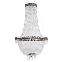 Événement de fête de mariage décoration fleur cadre grand acrylique lustre xmas party anniversaire lustre