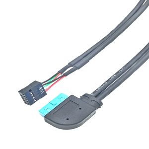 สายดาต้าแบบกำหนดเอง Maoye Angle 20 พิน เป็น Dula USB 3A ชาร์จเร็ว วัสดุ PVC สำหรับคอมพิวเตอร์ - Product Image 2