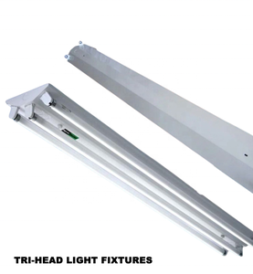 T8 4ft 2ft 1200mm 600mm <span class=keywords><strong>2</strong></span> ống hợp kim dẫn ánh sáng cố định đôi khung tam giác ánh sáng phù hợp Kit cho cửa hàng kho bãi đậu xe - Product Image 5