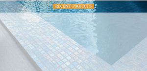 Mosaicos de vidrio reciclado ecológicos Milos de 25x25cm para pared interior de baño, hechos en España, mosaicos para revestimiento de piscinas - Product Image 5