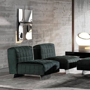 Canapé modulaire en métal de style italien, design luxueux, une place, <span class=keywords><strong>fauteuil</strong></span> individuel, modèle universel pour les halls d'hôtel - Product Image 2