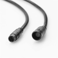 Conector Impermeable de 9 Pines, Cable de Conector de Baja Potencia para Motocicleta y Bicicleta Eléctrica YH-F-809BFM