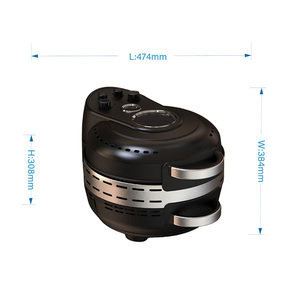<span class=keywords><strong>Mini</strong></span> <span class=keywords><strong>four</strong></span> à pizza électrique à deux couches et crêpière pour usage domestique Chapati cuisson rôtissoire Flapjack grille-pain - Product Image 6