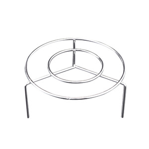 ตะแกรงนึ่งสแตนเลสแบบสามขา ชั้นวางหม้ออเนกประสงค์สำหรับทำอาหารในครัว พร้อมด้ามจับสแตนเลส - Product Image 2