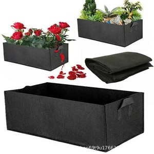 Sacs de culture en tissu feutre épais et résistant, bacs de jardin surélevés, pots pour carottes, oignons, fleurs, fruits avec poignées - Product Image 2