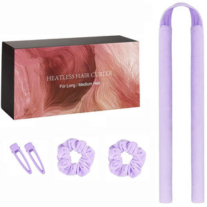 Diadema <span class=keywords><strong>de</strong></span> rizos sin calor <span class=keywords><strong>de</strong></span> <span class=keywords><strong>terciopelo</strong></span> personalizada, accesorios para el cabello, rizador <span class=keywords><strong>de</strong></span> <span class=keywords><strong>pelo</strong></span> sin calor mejorado para cabello largo y mediano - Product Image 5