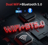Caméra embarquée Android 15.0 4G de 11,4 pouces, 8G+128G, ADAS, WiFi 5G, DVR de voiture, GPS, BT, FM, Moniteur de stationnement 24H, Enregistreur vidéo de rétroviseur