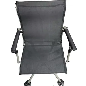 Kursi buta Hunter, 4 kaki kursi berburu dengan tinggi yang dapat disesuaikan dengan sandaran tangan, kursi berburu tanah stabil portabel nyaman