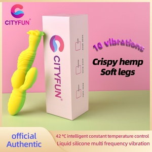 Vibrador Eléctrico de Silicona Líquida de Doble Cabeza con 10 Frecuencias para Masturbación Femenina - Product Image 3