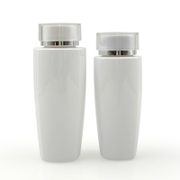 Bouteille vide en PET blanc personnalisée de 100-300 ml pour cosmétiques, gel, démaquillant, eau, shampoing, tonique, sérum – Emballage cosmétique en gros
