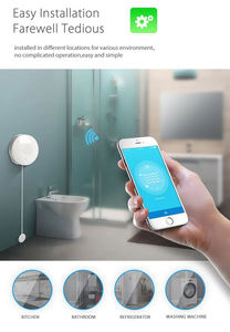 Détecteur de fuite d'eau intelligent WiFi TY-Wi-2 Tuya, protection professionnelle contre les fuites, protège votre maison des dommages causés par l'eau - Product Image 4