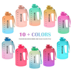 Jarra de Agua Deportiva de Plástico de Gran Capacidad de 1.5l con Degradado de Color, Libre de BPA, con <span class=keywords><strong>Horario</strong></span>, Venta al por Mayor - Product Image 2