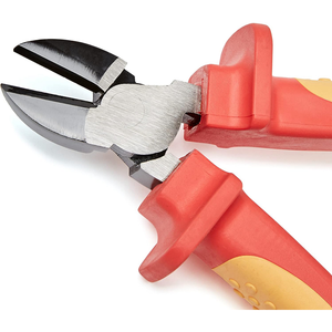 <span class=keywords><strong>VED</strong></span> 1000V, alicates aislados de Punta larga, cortador de cables, pelacables de electricista, herramienta Multi Manual, estuche rígido de aluminio y acero, 2 juegos - Product Image 6