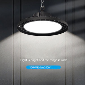 Lámpara <span class=keywords><strong>LED</strong></span> UFO de Alta Potencia, Impermeable IP65, para Centros Comerciales, Almacenes, Garajes, Minería, Proyectos de Iluminación Industrial - Product Image 5