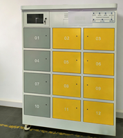 Estación de Intercambio de Baterías de Litio Solar ESINO de 12 Ranuras, Gabinete de Intercambio de Baterías Impermeable para Exteriores con Función OTA para África